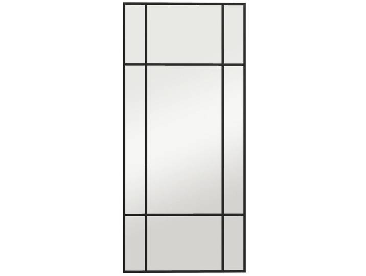 Homcom Wandspiegel Glas Metall Schwarz, 2x110x50 cm, Spiegel