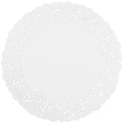 MONOUSO - Rundes Spitzenpapier weiß "Litos" Ø24cm (2.000 Stück)