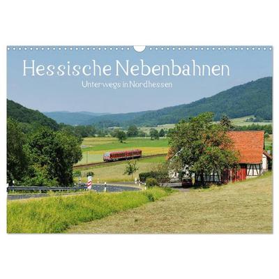 Hessische Nebenbahnen - Unterwegs in Nordhessen (Wandkalender 2026 DIN A3 quer), CALVENDO Monatskalender