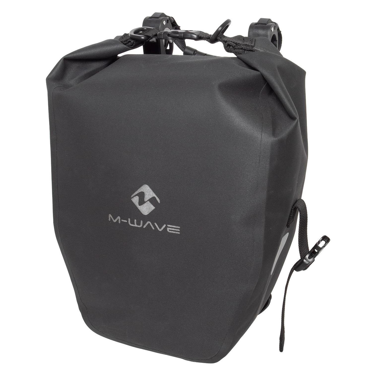M-Wave Gepäckträgertasche Rough Ride II Rack Black Series (15 l, Gepäckträgertasche) (62178175)
