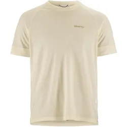 Craft, Herren, Velotrikot, Woll-T-Shirt Kurzarm Fahrradhemd (S), Beige, S