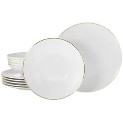 creaTable Tafelservice 12-tlg VALENCIA - B/H/T ca. 30.00x22.00x30.00