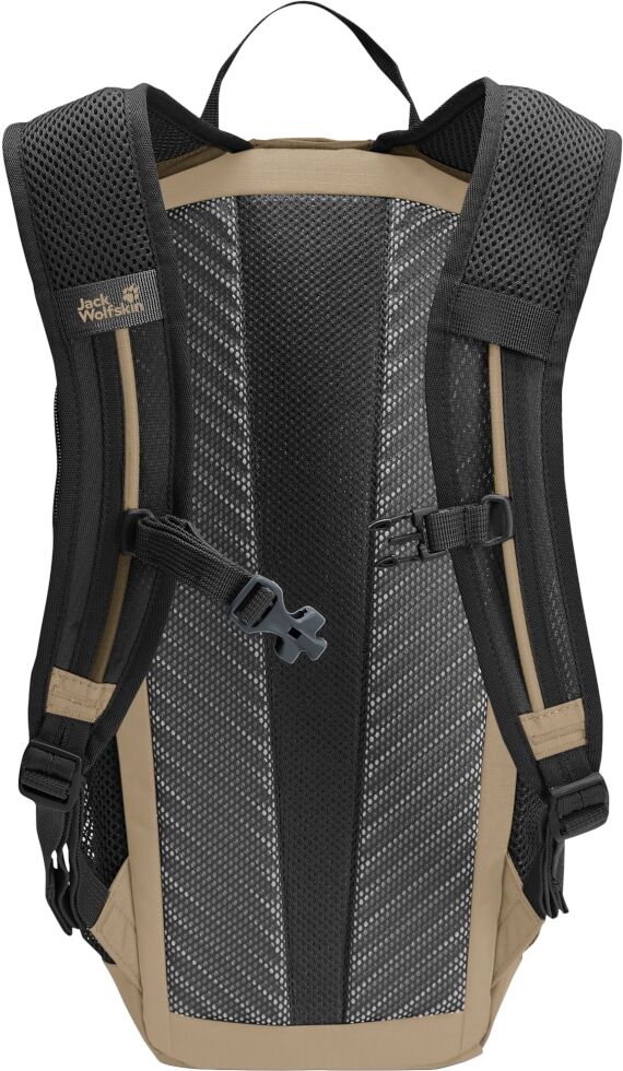 Daypack JACK WOLFSKIN "VELOCITY LITE 10", beige (hazelwood), Rucksäcke, onesize, Obermaterial: 100% Polyester. Futter: 100% Polyester, Daypack, Leichter Tagesrucksack, kompakt, komfortabel