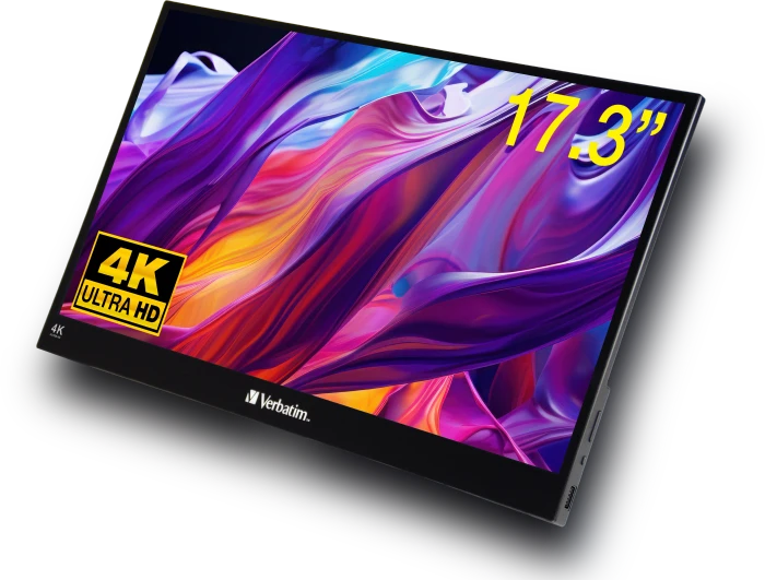 17,3" VERBATIM PMT-17 ALU FRAME TOUCH 4K