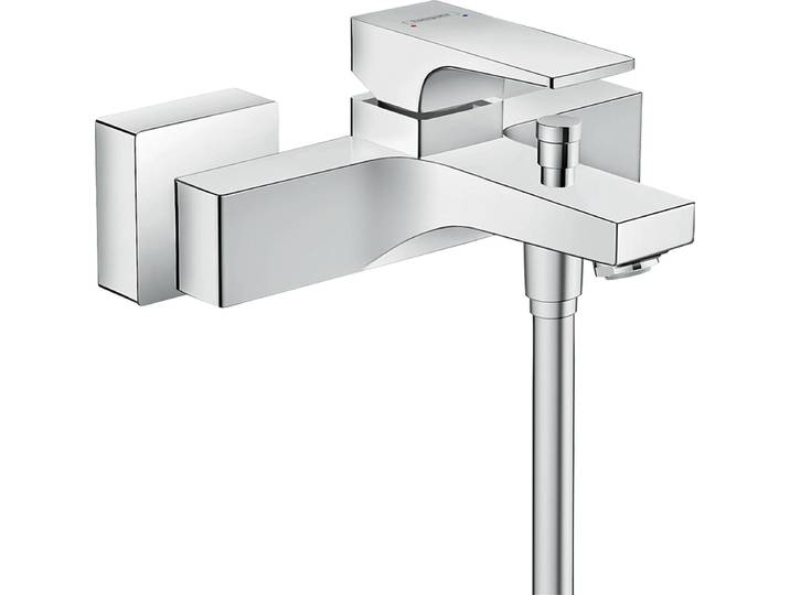 Mitigeur de baignoire hansgrohe Metropol apparent chromé\, 1 pièce.
