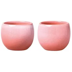 EIERBECHER Perlemor Home Coral rosa-rot 50 ml 2er Set