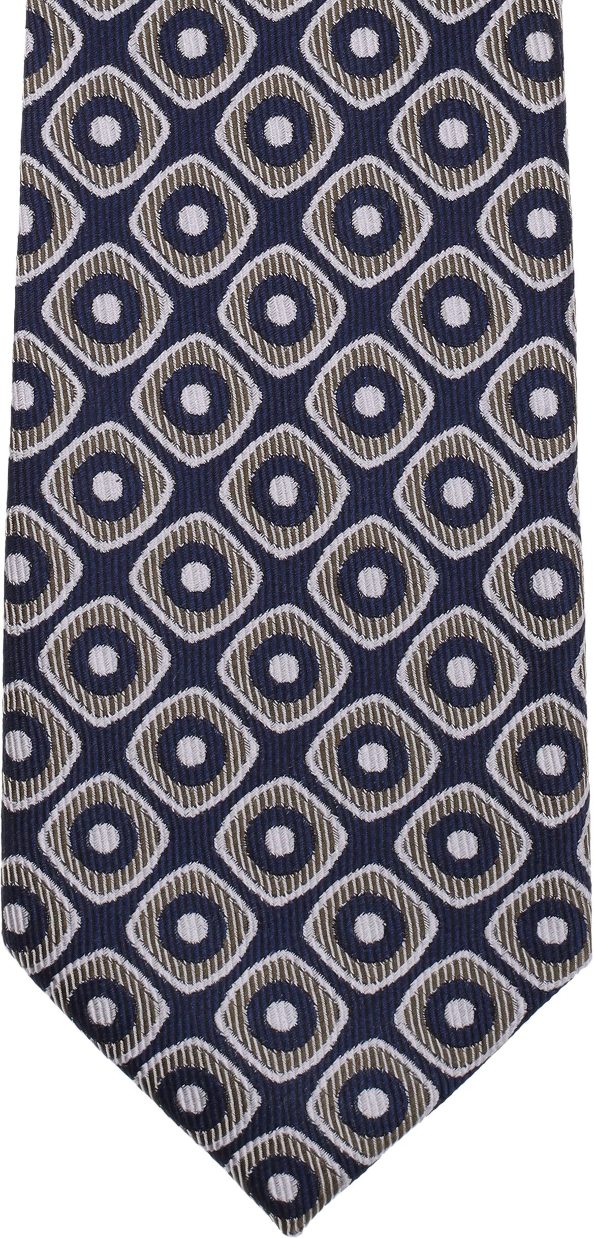 Krawatte VENTI "VENTI Krawatte gemustert", Herren, grün (olive), 100% Seide, Krawatten