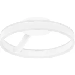 Nova Luce BIANCO Deckenleuchte 40cm Weiß LED 28W CCT dimmbar Up Down