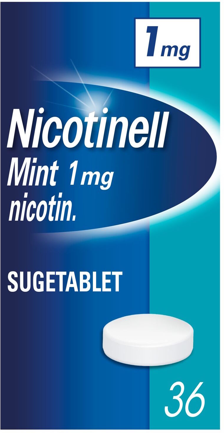 Nicotinell Mint 1 mg 36 stk Sugetabletter