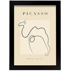POSTER Picasso Sammlungs14. A4 Schwarzer Rahmen