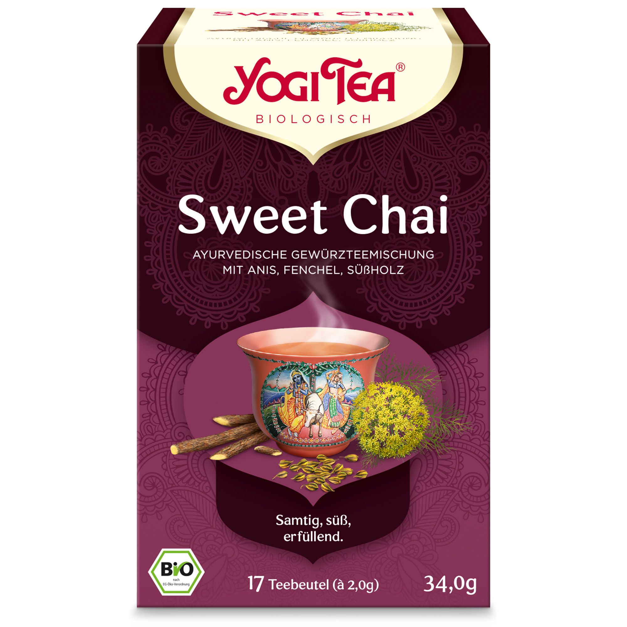 Yogi TEA Sweet Chai Bio Filterbeutel 17x2 g
