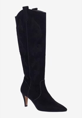 Women's Siera Cowboy Boot by J. Renee in Black (Size 11 M)