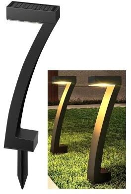 Uplifted Goods Solar LED Garden Pathway Lights For Outdoor Yard And Walkway Decor 4pcs