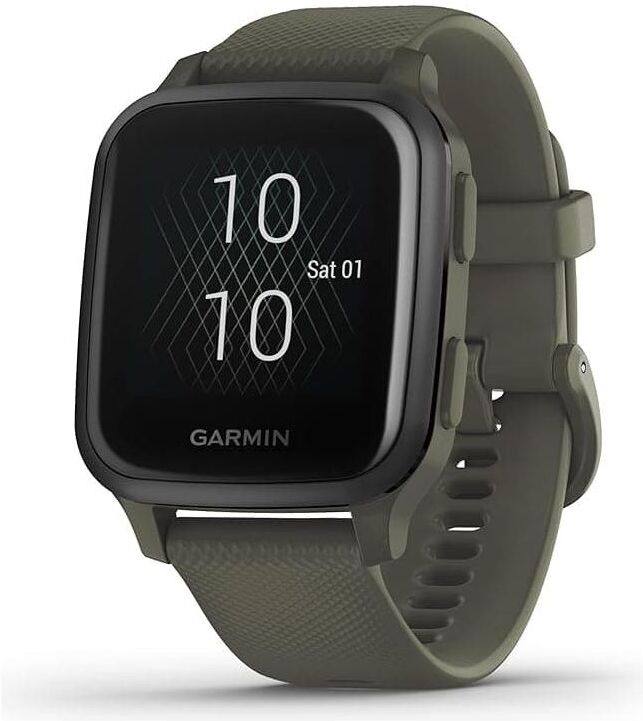Garmin Venu Sq Music- Smartwatch Green, Used - Like New