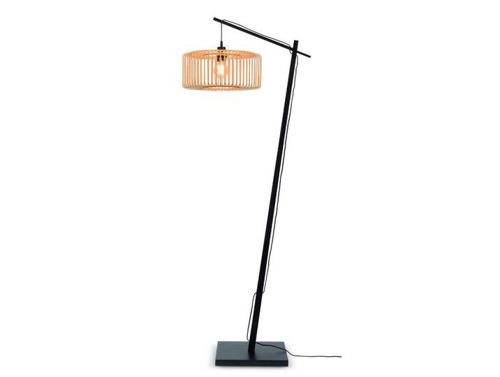 Good & Mojo Stehleuchte GOOD\u0026MOJO, Schwarz, Holz, Bambus, LED-Leuchtmittel austauschbar, Lampen & Leuchten, Innenbeleuchtung, Stehlampen, Stehlampen