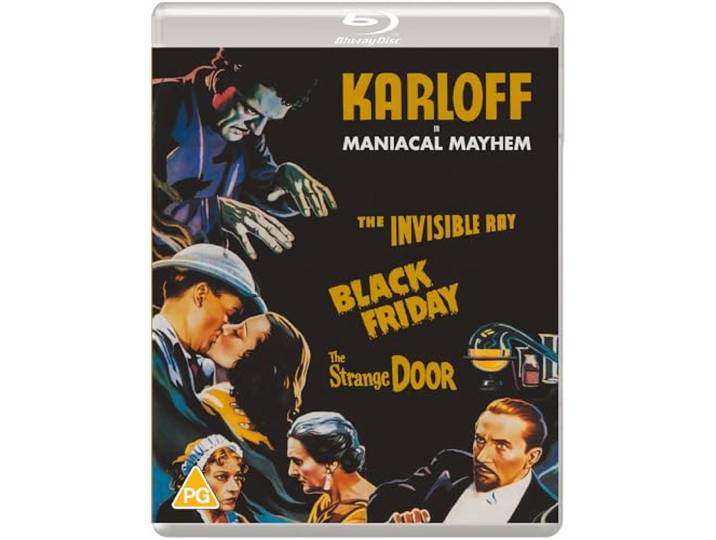 MANIACAL MAYHEM (Three films starring Boris KARLOFF) (Eureka Classics) Two-Disc Blu-ray [Region Free] [Blu-ray]