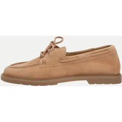 Bootsschuhe aus Wildleder Beige 40