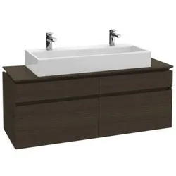 Villeroy & Boch Unterschrank Legato B155L0FQ 160 x 55 x 50 cm, mit LED, Eiche Graphit