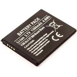 AGI 32643 - Akku - Alcatel - Schwarz - Lithium-Ion (Li-Ion) - 1300 mAh - 3,7 V, Smartphone Akku
