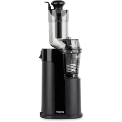 H.Koenig Vertikale Kompakt-Saftpresse GSX16 / 0,8 L / Edelstahl / BPA-frei / sanfter Druck / langsame Rotation / geräuschlos / 250 W