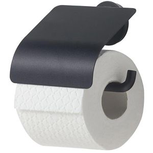 Tiger Toilettenpapierhalter Urban 1316630746, schwarz, zum Bohren, für 1 Rolle, aus Edelstahl