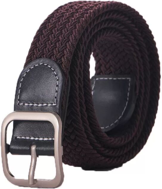 INF Unsichtbarer Stretchgürtel für Jeans und Hosen - 2,5 cm Schnallenloser Elastischer Taillengürtel Kaffee
