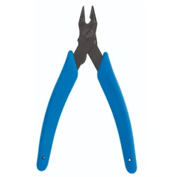 Xuron 9200F Micro-Shear Seitenschneider spitzer Kopf mit Drahthalter blau/schwarz - blau/schwarz