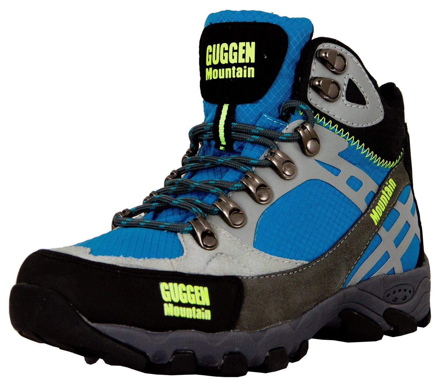 Damen Frauen Wanderschuhe Blau