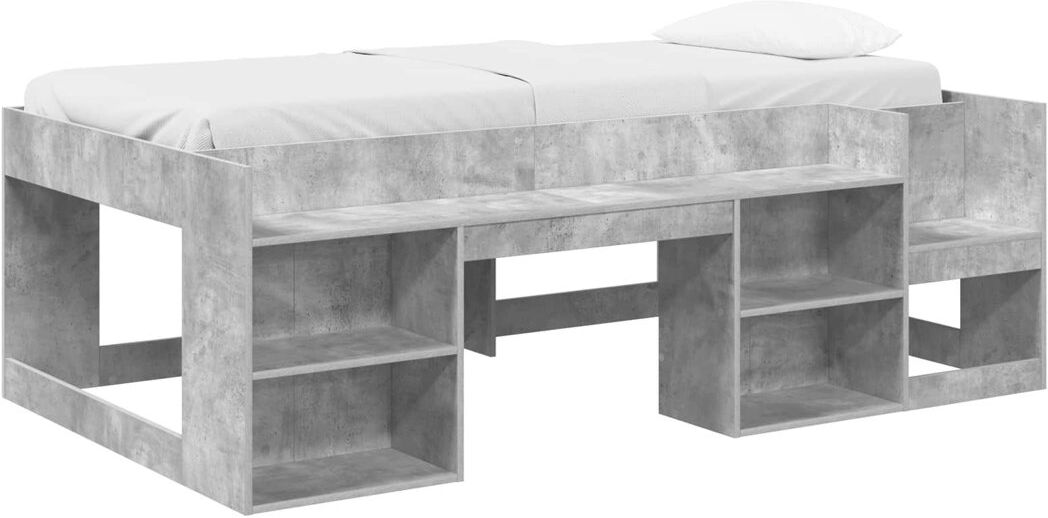 Harriet Bee High Sleepers Concrete Grey Single (3')
