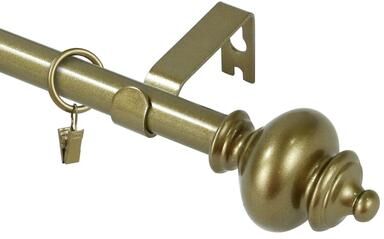 Urbanest Modern Window Drapery Curtain Rod Set with 8 to 24 Rings