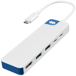 Hyper® HyperDrive Flex 5 Dockingstation USB-C Hub weiß/blau