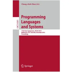 Programming Languages and Systems, Fachbücher von Chung-chien Shan