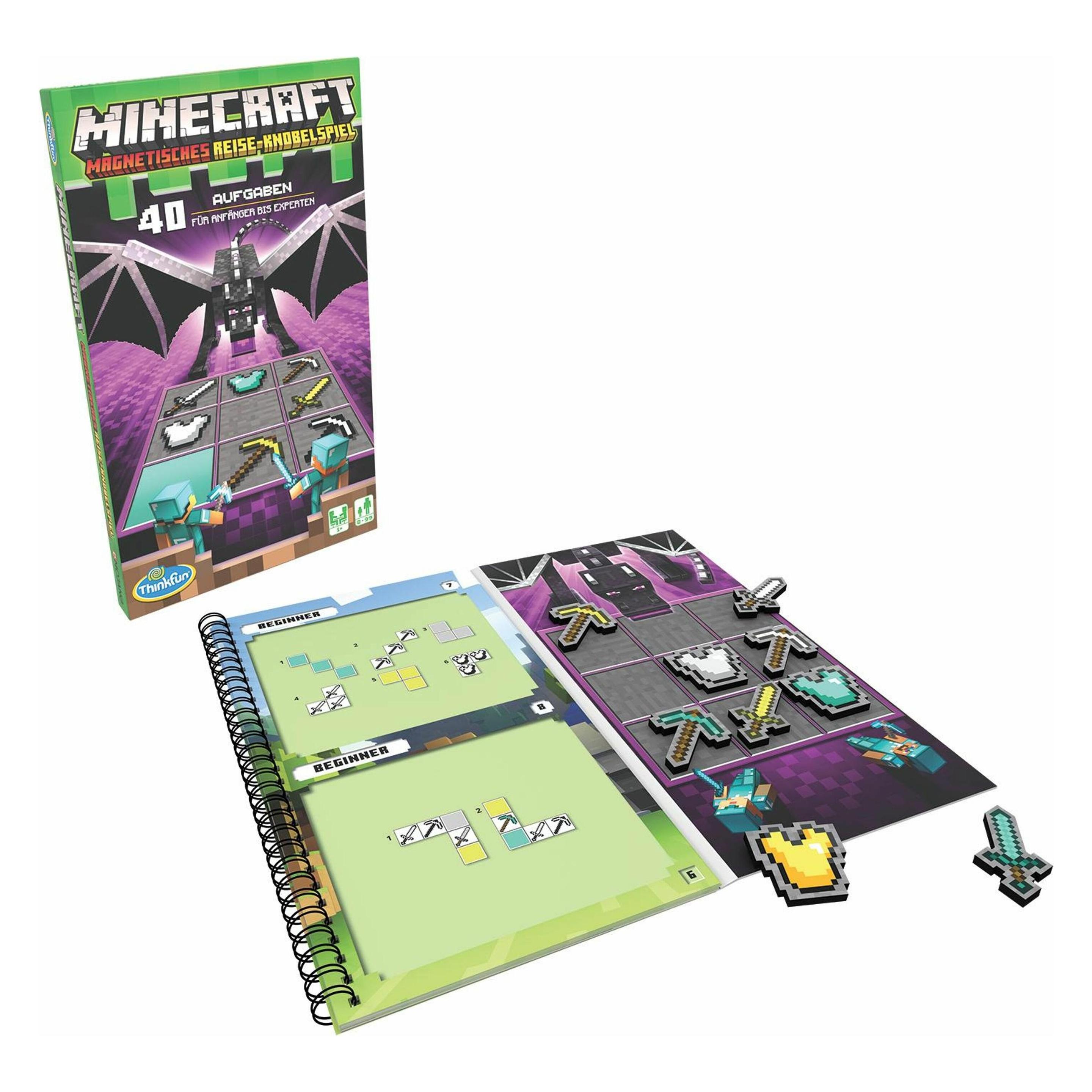 Thinkfun Minecraft- Das magnetische Reisespiel (Deutsch, 2 - 4 Spieler) (00.076.402)
