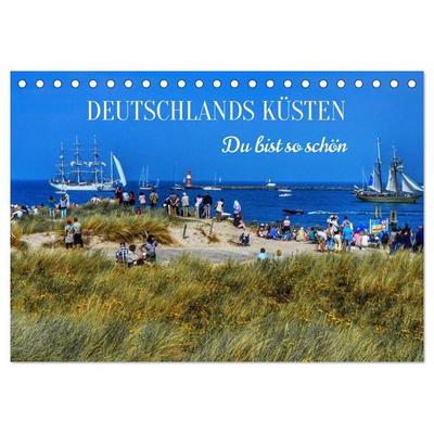 Deutschlands Küsten. Du bist so schön (Tischkalender 2027 DIN A5 quer), CALVENDO Monatskalender