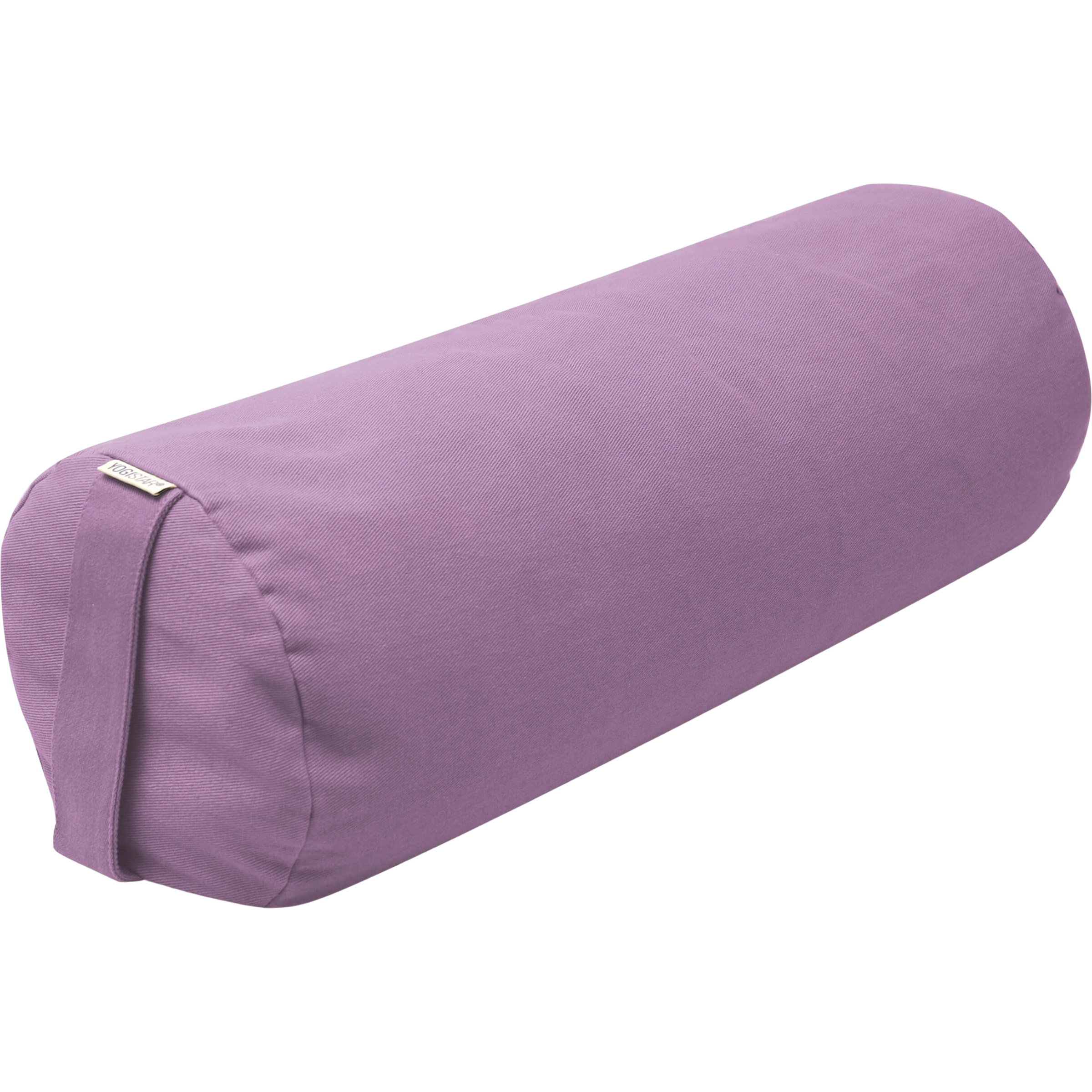 Yogistar Yin Rund Samtosha Yoga-Bolster Yoga-Zubehör lila Yoga