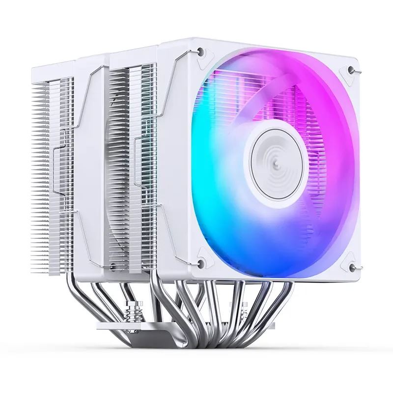 Jonsbo CR-3000E CPU-Kühler, Dual-Tower, RGB - 120mm, weiß