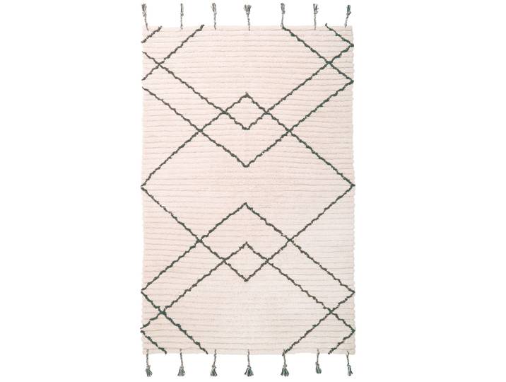 Kinderteppich Lutry Natural Baumwolle 135 x 190 cm