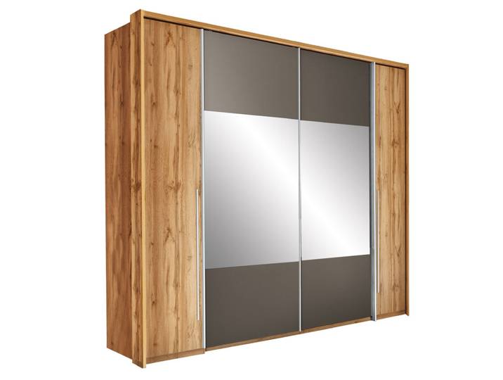 Kleiderschrank FOREST 312 x 225 cm braun / grau