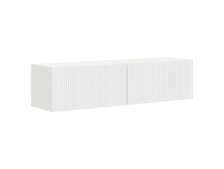 vidaXL TV-Wand TV-Wandschrank 2 stk. Weiß Holzwerkstoff, (2-St)