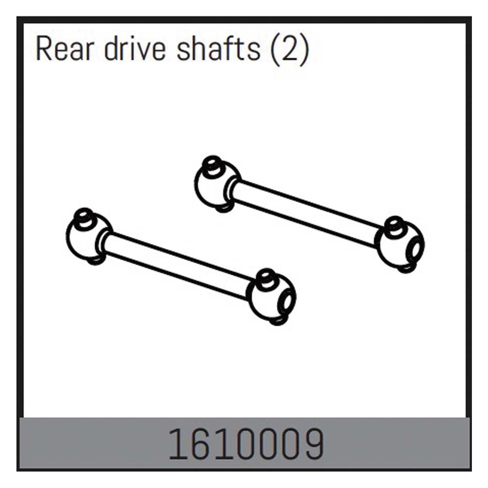 Absima rear drive shafts (2) (1610009)
