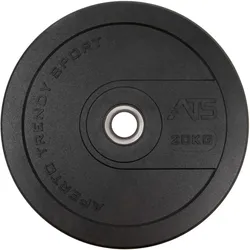TRENDY SPORT ATS Premium Bumper Hantelscheiben 50 mm schwarz 20 kg
