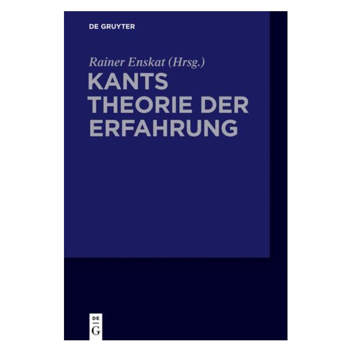 De Gruyter Kants Theorie der Erfahrung (Deutsch, Hardcover, Rainer Enskat) (67764798)