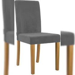 CLP Esszimmerstuhl Ina Cord grau/antik-hell