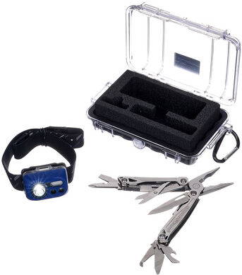 Peli 1040 Toolcase Set Nightshift transparent