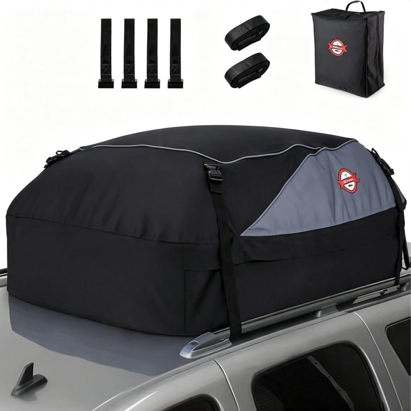 Dakkoffer, faltbar, wasserdicht - 407 Liter Fassungsvermögen - Abmessungen: 104 x 91 x 43 cm - Gewicht: 2,52 kg