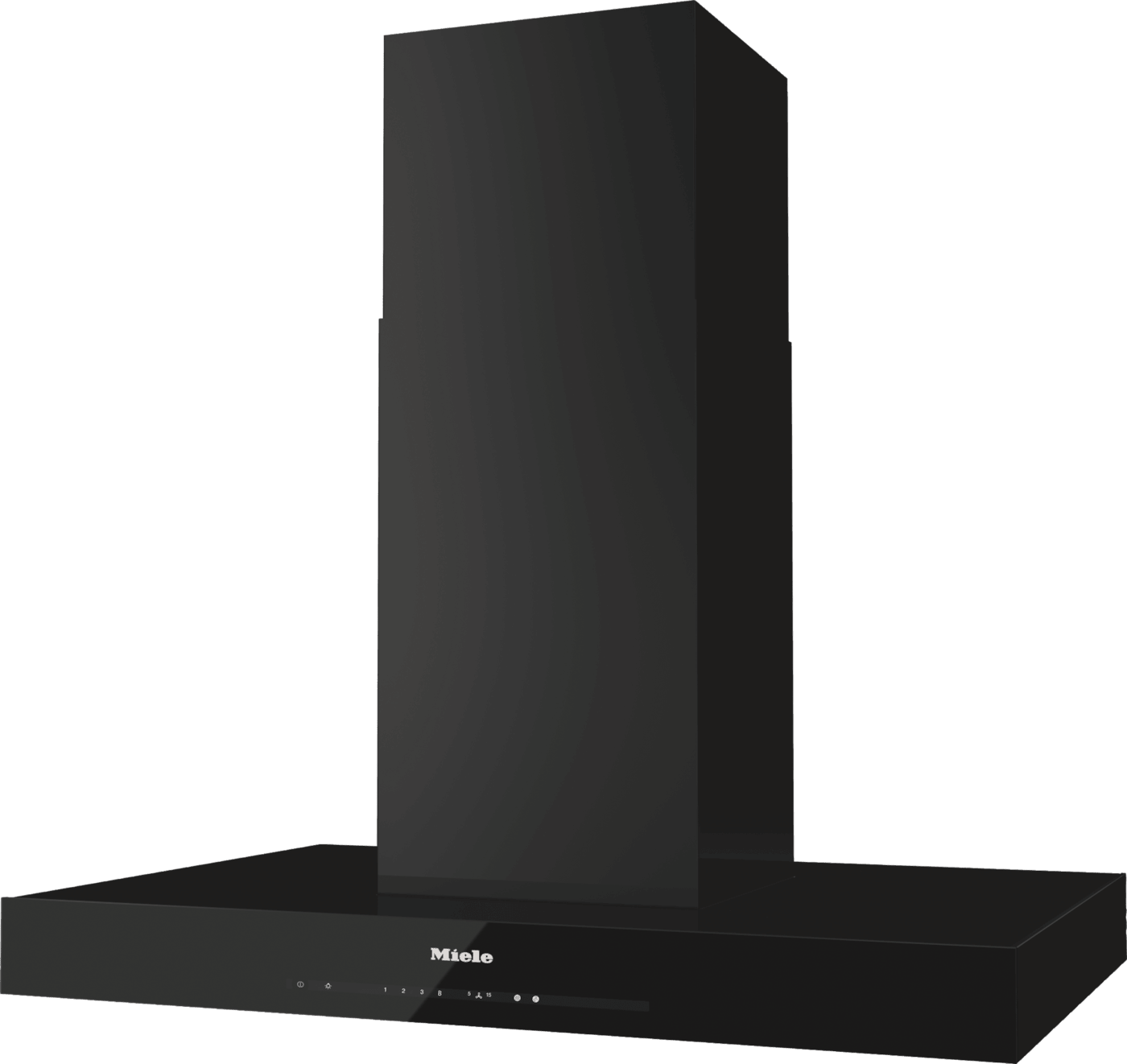 Miele DA6698D Puristic Edition 6000 Abluft/Umluft Dunstabzugshaube/Esse Insel 90 cm (Schwarz) 10750470