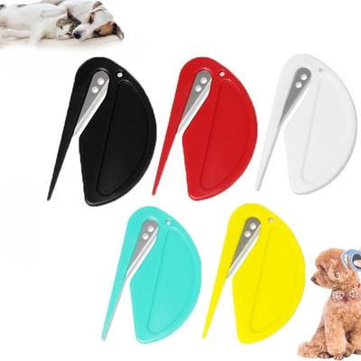 Uplifted Finds Pet Knot Cutter Colorful Detangling Tool For Cats And Small Pets 5 Pcs 5 Colors