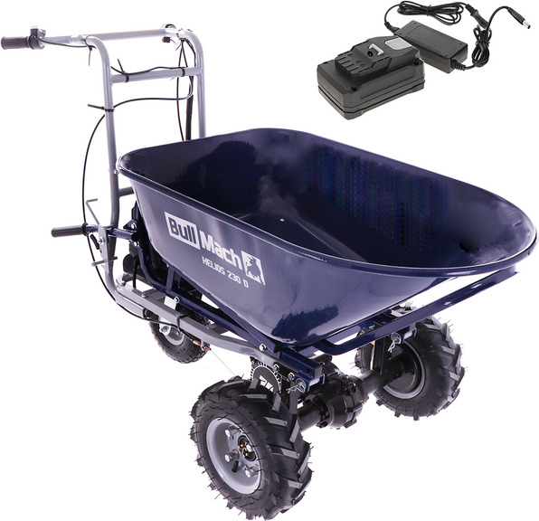 Brouette électrique BullMach Helios 230 D avec 2 batteries 48V 2Ah