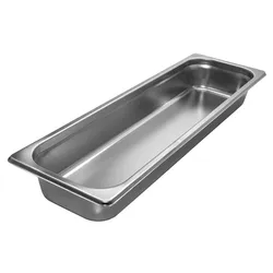 AcMax GN 2/4 Gastronormbehälter GN-Behälter Edelstahl Tiefe 65mm