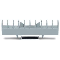WAGO 282-369 Sammelträger Passend für (Details): Brücker der quer schaltbaren Klemme 282-811 und längs schaltbare Trennklemme 282-821 Grau 25 St.